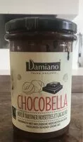 Mängden socker i Chocobella pâte à tartiner bio