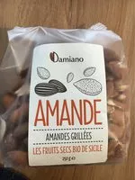 Mängden socker i Amandes Grillées BIO