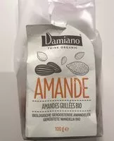 Mängden socker i Amandes grillées bio