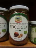 Mängden socker i Purée de noisettes grillées 100% bio