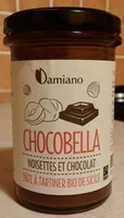 Mängden socker i Chocobella Noisettes et chocolat