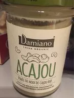 Mängden socker i Puree noix cajou bio