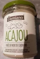 Mängden socker i Purée de noix de cajou bio