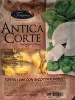 Mängden socker i Tortelloni Con Ricotta e Spinaci