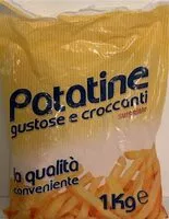 Mängden socker i Patatine prefritte e surgelate