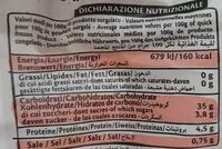 Mängden socker i gnocchi patate fresche e farina