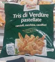 Mängden socker i Tris di verdure pastellate