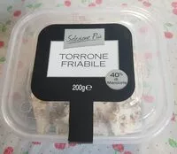 Mängden socker i Torrone Friabile