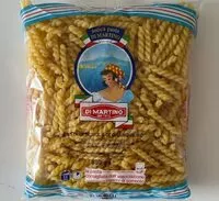 Mängden socker i Pasta di semola di grand dura