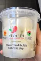 Mängden socker i Mozzarella di bufala campana dop