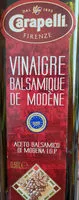 Mängden socker i Vinaigre Balsamique de Modène