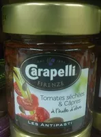 Mängden socker i Tomates séchées & câpres à l'huile d'olive