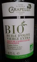 Mängden socker i Huile olive vierge extra bio vivace
