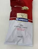 Mängden socker i Mix formaggi stagionati