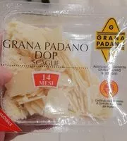 Mängden socker i Scaglie di grana