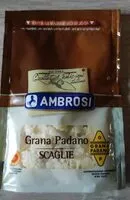 Mängden socker i Grana padano