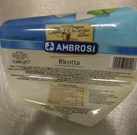 Mängden socker i Ricotta 15 %