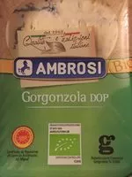 Mängden socker i Gorgonzola aop