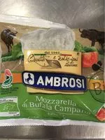 Mängden socker i Mozzarella di bufala
