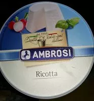 Mängden socker i Ambrosi - Ricotta