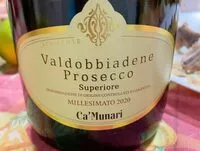 Mängden socker i Valdobbiadene prosecco