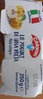Mängden socker i Lo yogurt di una volta  mela cotogna