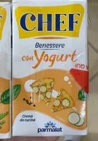 Mängden socker i Chef benessere con yogurt