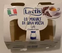 Mängden socker i Lo yogurt di una volta, caffè e granella di cacao