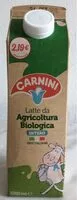Mängden socker i Latte da agricoltura biologica intero