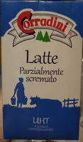 Mängden socker i Latte parzialmente scremato UHT