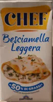 Mängden socker i Besciamella Leggera