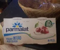 Mängden socker i Yogurt intero alla ciliegia