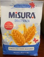 Mängden socker i Biscotti ai cereali