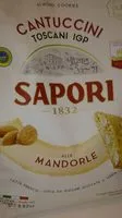 Mängden socker i Cantuccini Toscani IGP alle mandorle