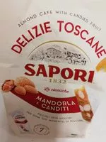 Mängden socker i Delizie toscane mandorla e canditi