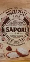 Mängden socker i Ricciarelli cacao