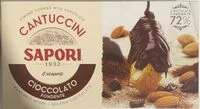 Mängden socker i cantuccini ricoperti di cioccolato fondente