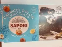 Mängden socker i Capricci golosi cioccolato nocciole