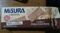 Mängden socker i Crackers Integrali con Avena