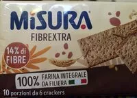 Mängden socker i Crackers integrali