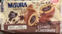 Mängden socker i Cornetti integrali al cioccolato