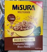 Mängden socker i Frumento integrale riso e avena