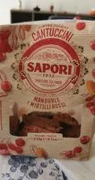 Mängden socker i Cantuccini  mandorle e mirtilli rossi