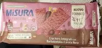 Mängden socker i Crackers integrali con barbabietola e carota nera