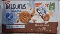 Mängden socker i Biscotti integrali con cereali