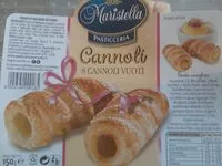 Mängden socker i Cannoli