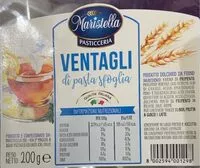 Mängden socker i Ventagli