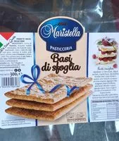 Mängden socker i Basi di sfoglia