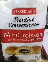 Mängden socker i Mini croissant con farcitura al cioccolato