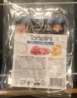 Mängden socker i Tortellini con prosciutto crudo